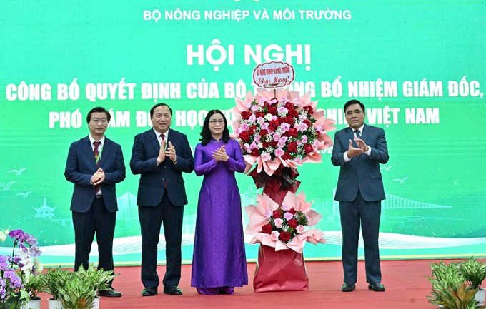 Công bố các quyết định bổ nhiệm lãnh đạo Học viện Nông nghiệp Việt Nam