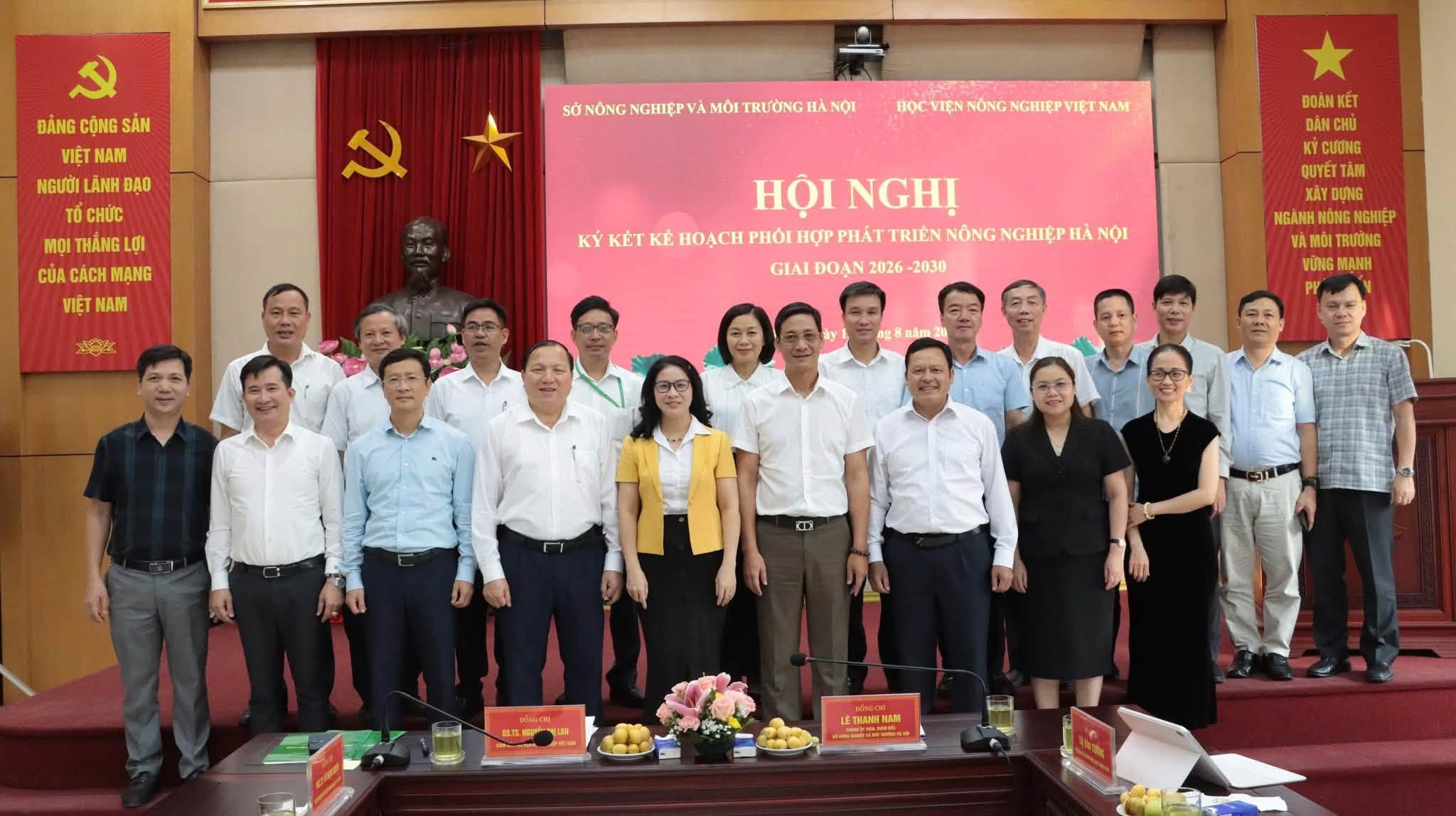 Học viện Nông nghiệp Việt Nam, Sở Nông nghiệp và Môi trường Hà Nội hợp tác phát triển nông nghiệp giai đoạn 2026-2030